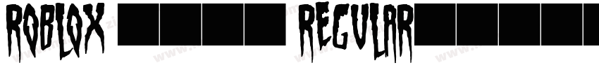 Roblox 2017 Regular字体转换
